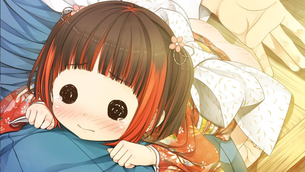 二次ロリ少女がお尻が真っ赤になるまで尻叩きでお仕置きされて痛さと恥ずかしさで涙目の表情がたまらんロリ二次エロ画像-4