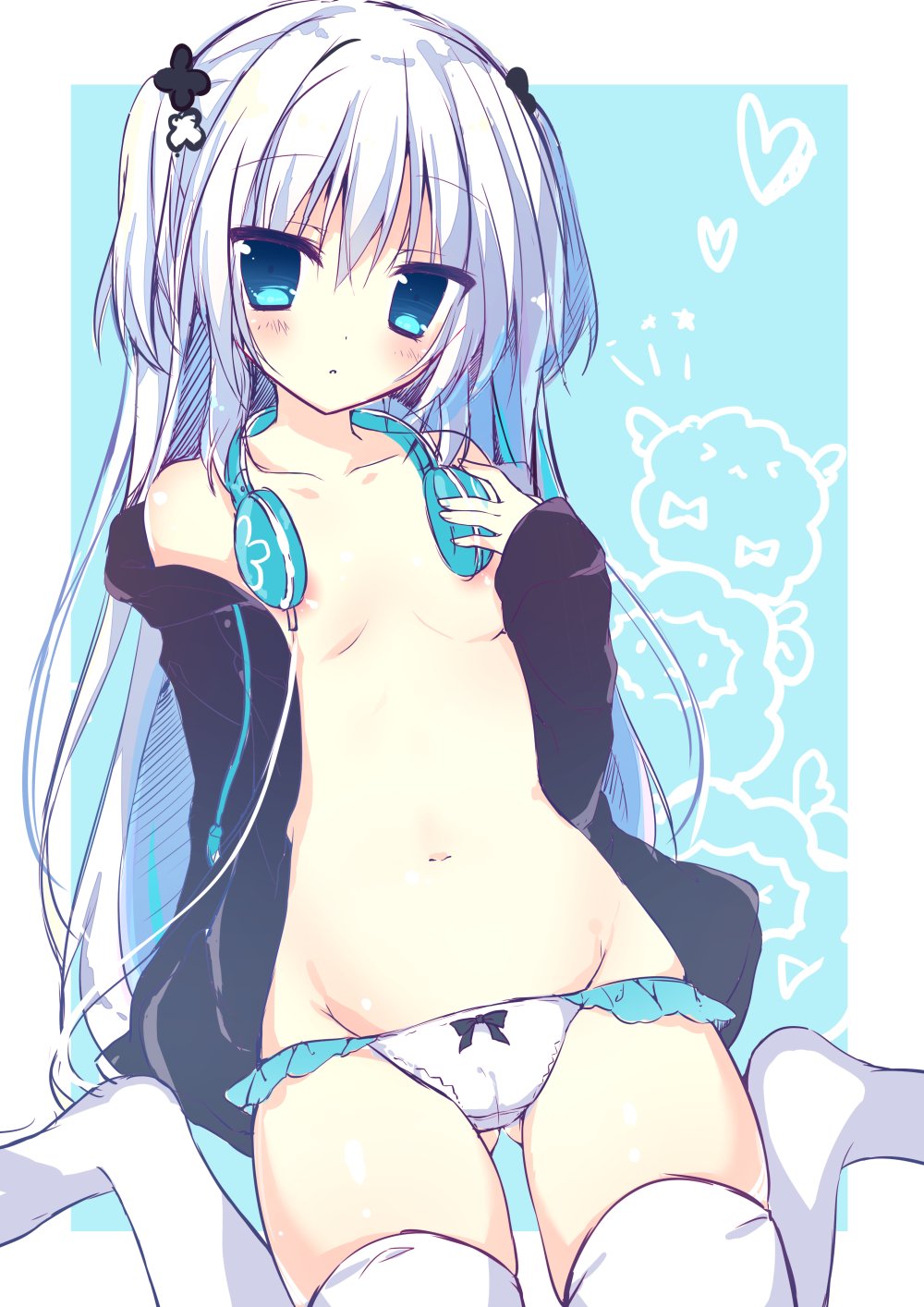 二次ロリ　ロリコン検定　ロリビッチ　パンツ　見せつけ　挑発　ロリエロ　二次エロ画像