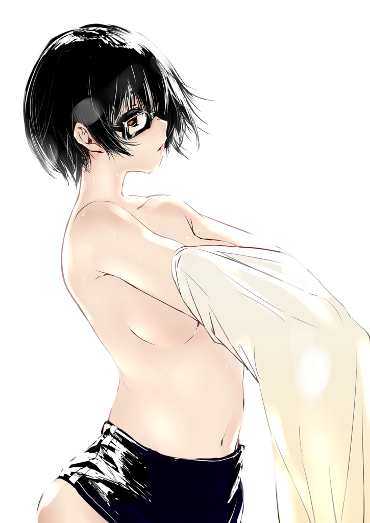 着替え中でシャツや上着を脱ぐため両手をかけてまくり上げてる女の子のエロ画像-26