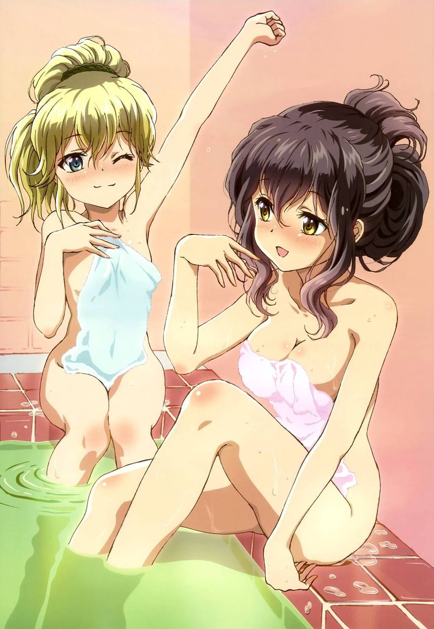 二次ロリ少たちがみんなで仲良くぽちゃぽちゃお風呂してるそっと覗きたいロリ少女お風呂二次エロ画像-24