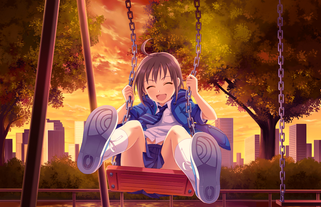 二次ロリ少女が無邪気に公園の遊具、ブランコで遊んでるエッチなのも萌えなのもある二次ロリ画像-33
