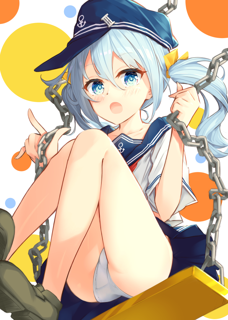 二次ロリ少女が無邪気に公園の遊具、ブランコで遊んでるエッチなのも萌えなのもある二次ロリ画像-35