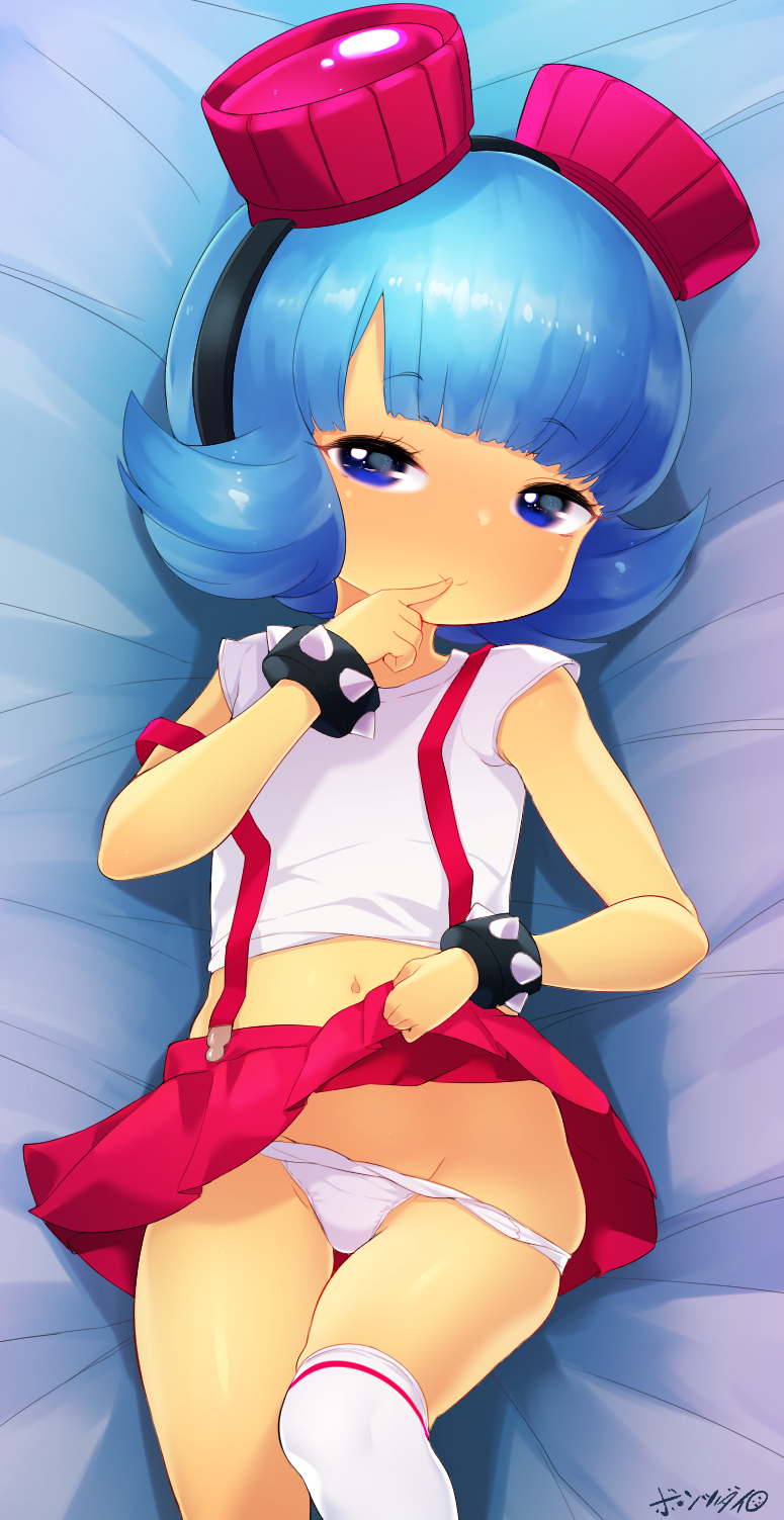 二次ロリ少女が涼しくなってきたけどスカートたくし上げて涼をとるようなたくし上げロリ二次エロ画像-35