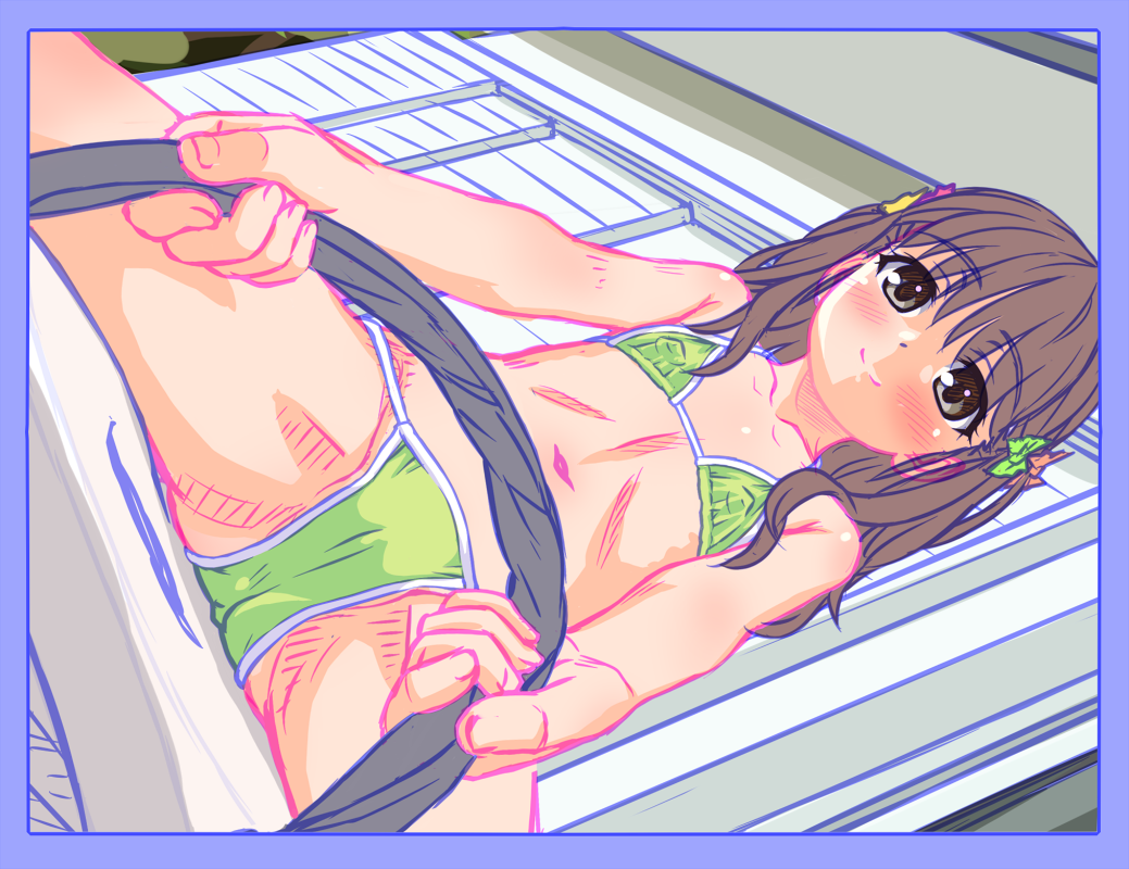 二次美少女たちが乗馬マシン・ロデオマシンで健全にエクササイズしているだけの二次画像-28