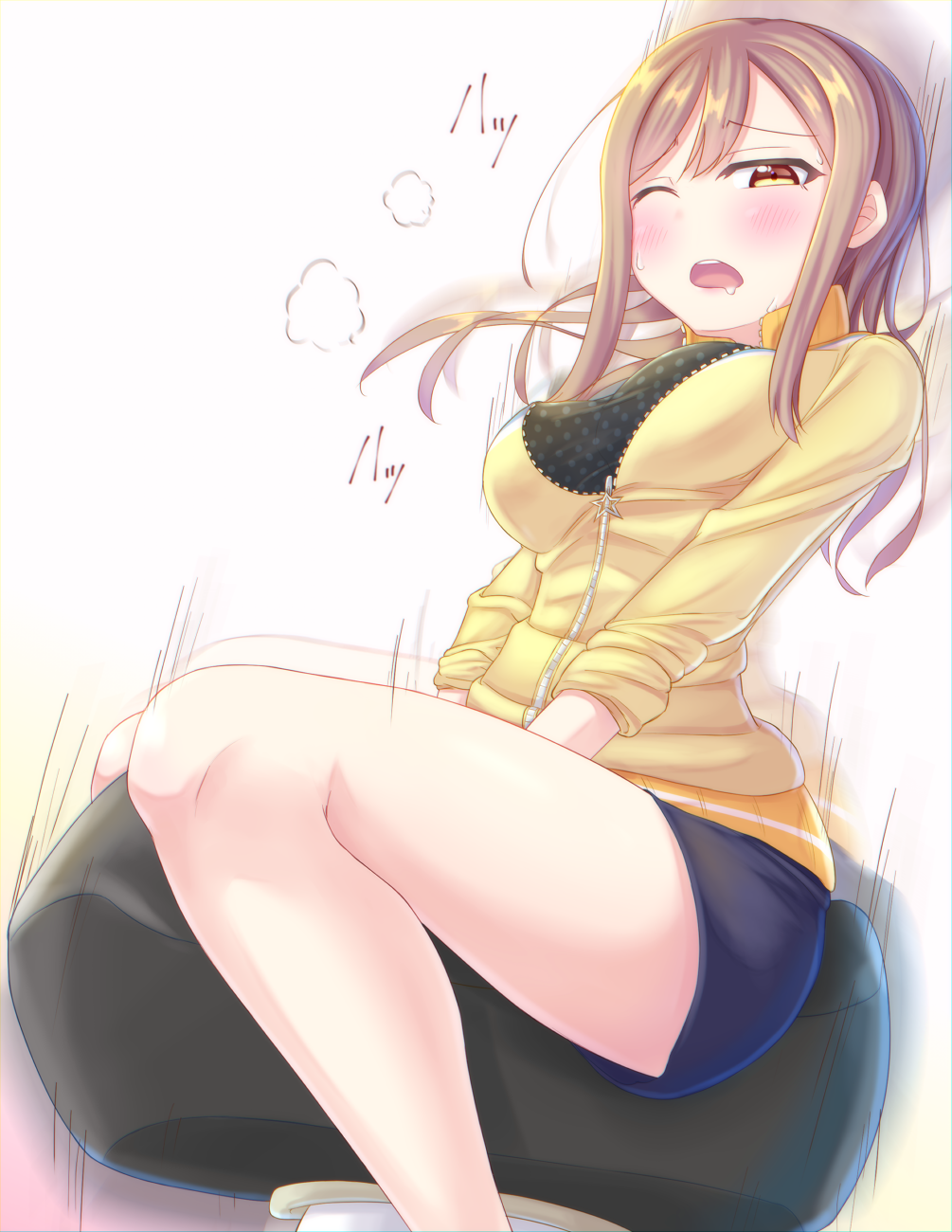 二次美少女たちが乗馬マシン・ロデオマシンで健全にエクササイズしているだけの二次画像-32