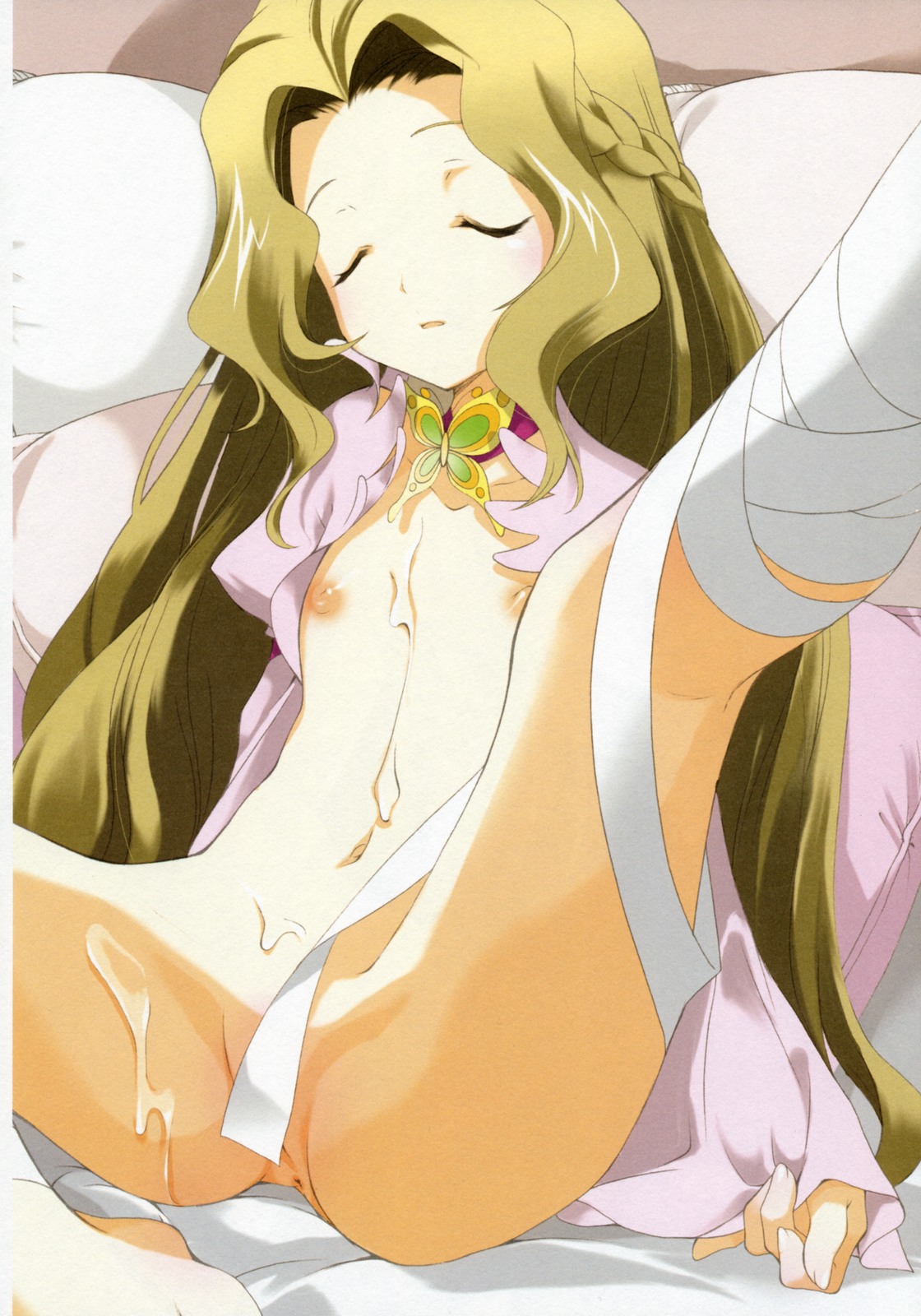 二次ロリ少女がベッドでエッチな格好しててこれからセックスかな？っていうロリ二次エロ画像-25