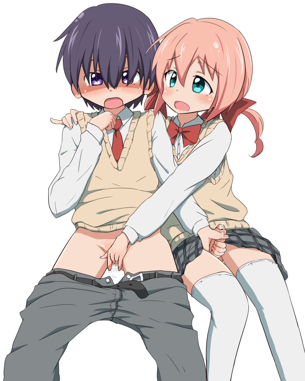 二次ロリショタが子供の戯れでお互いのアソコを弄りあい相互オナニーロリショタインピオ二次エロ画像-15