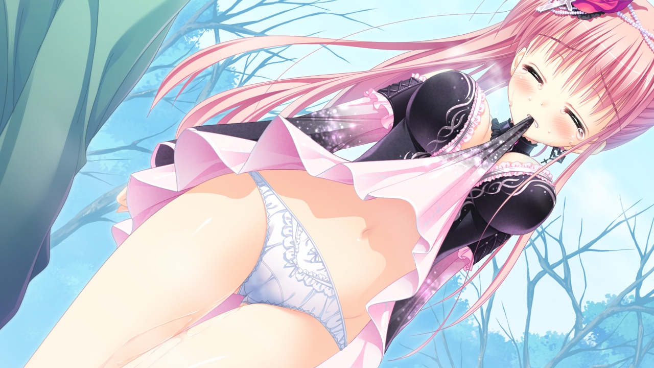 二次ロリ少女が自分からたくし上げて可愛い下半身を見せてくれるロりたくし上げ二次エロ画像-33