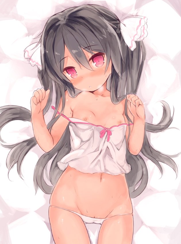 二次ロリ少女がお年玉奮発を期待してかエッチな恰好を見せて挑発してくるロリ挑発二次エロ画像-5