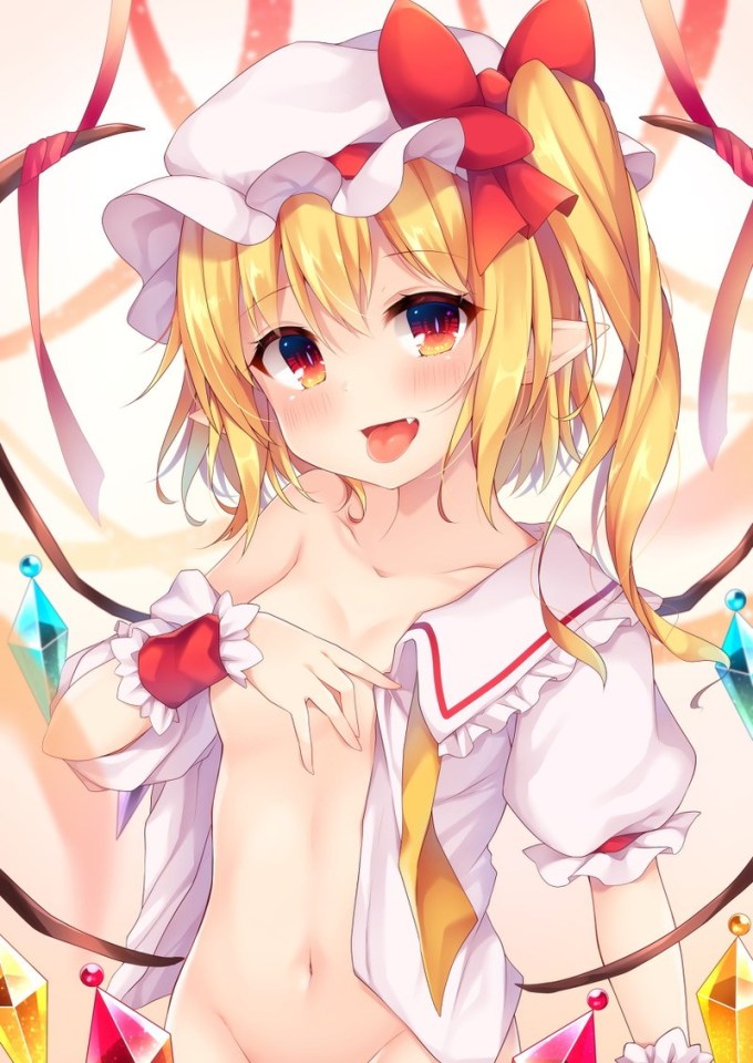 二次ロリ少女が半裸でエッチな恰好、姿で挑発してきて襲わないわけにはいかない二次エロ画像-39