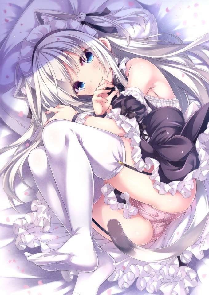 二次ロリ少女が半裸でエッチな恰好、姿で挑発してきて襲わないわけにはいかない二次エロ画像-42