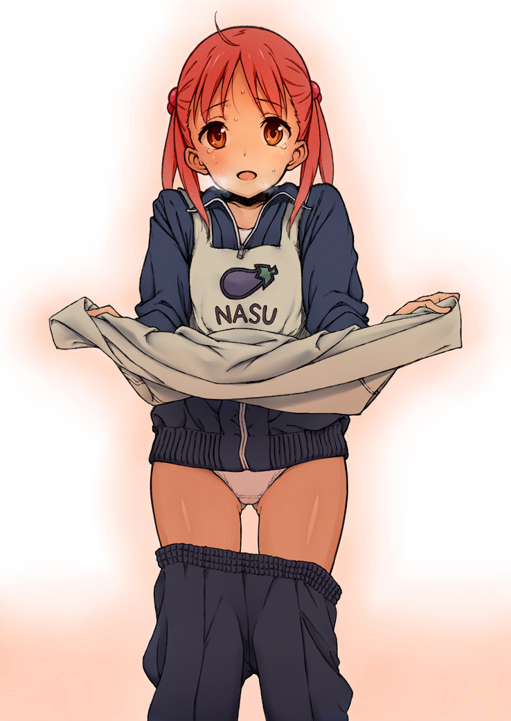 二次ロリ少女の恥ずかしい部分を見るのに最高のシチュエーションなたくし上げロリ二次エロ画像-23