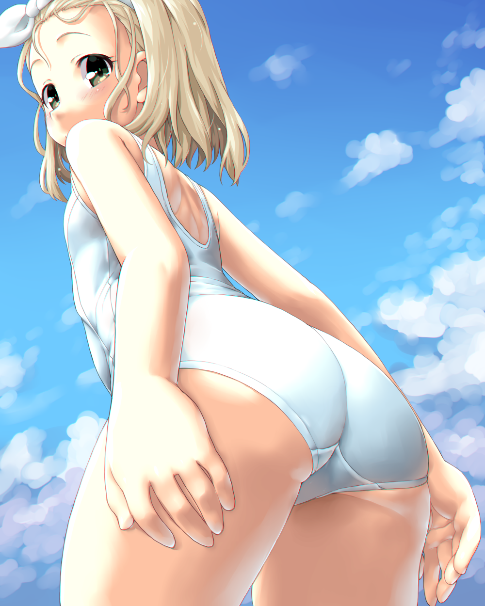 二次ロリ少女の夏らしいエッチで薄着で可愛くまぶしい姿の二次エロ画像-69