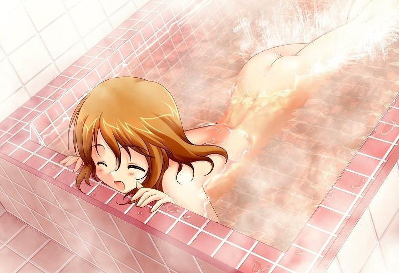 二次ロリ少女が寒くなってきたのでお風呂で温まってるおふロリ二次エロ画像-9
