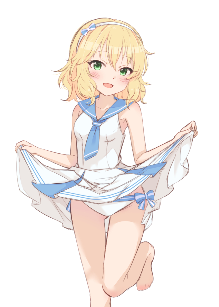 二次ロリ少女がスケベな顔してこちらを挑発してくるロリ挑発二次エロ画像-31