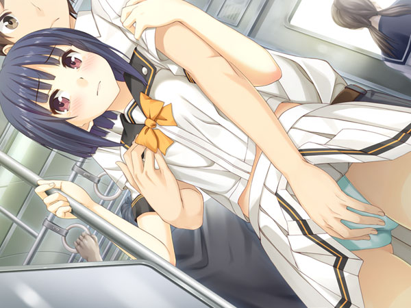 私立小学校？中学校？に通うJSやJCが電車に乗ってると触りたくなってしまう危険なロリ痴漢二次エロ画像-6