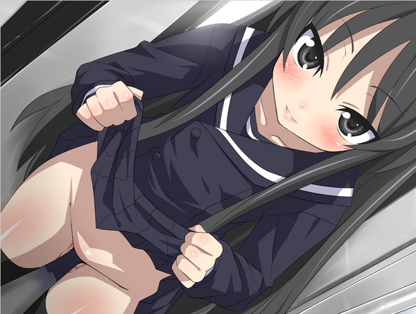 私立小学校？中学校？に通うJSやJCが電車に乗ってると触りたくなってしまう危険なロリ痴漢二次エロ画像-10