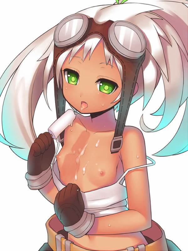 健康的で可愛く美味しそうな褐色ロリ少女の魅力を味わう二次エロ画像-14