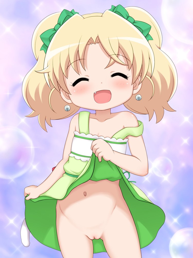ロリと言うかペドいJYやJS低学年のようなイカ腹ペドロリ少女たちの二次エロ画像-18