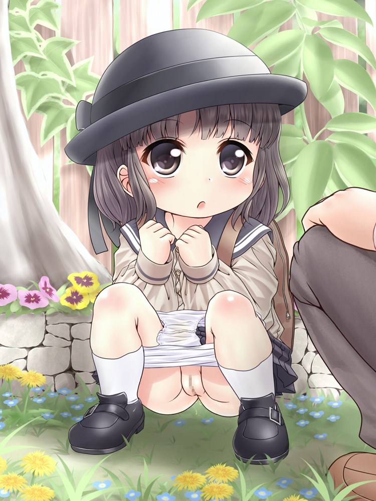 ロリと言うかペドいJYやJS低学年のようなイカ腹ペドロリ少女たちの二次エロ画像-39