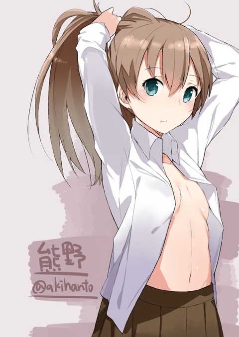 活発そうな二次ロリポニテ美少女たちのエッチでかわいい快活ポニテロリ二次エロ画像-21