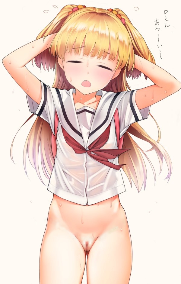 二次ロリ少女のつるつるすじまんを愛でてのんびり週末を過ごすロリすじまん二次エロ画像-31
