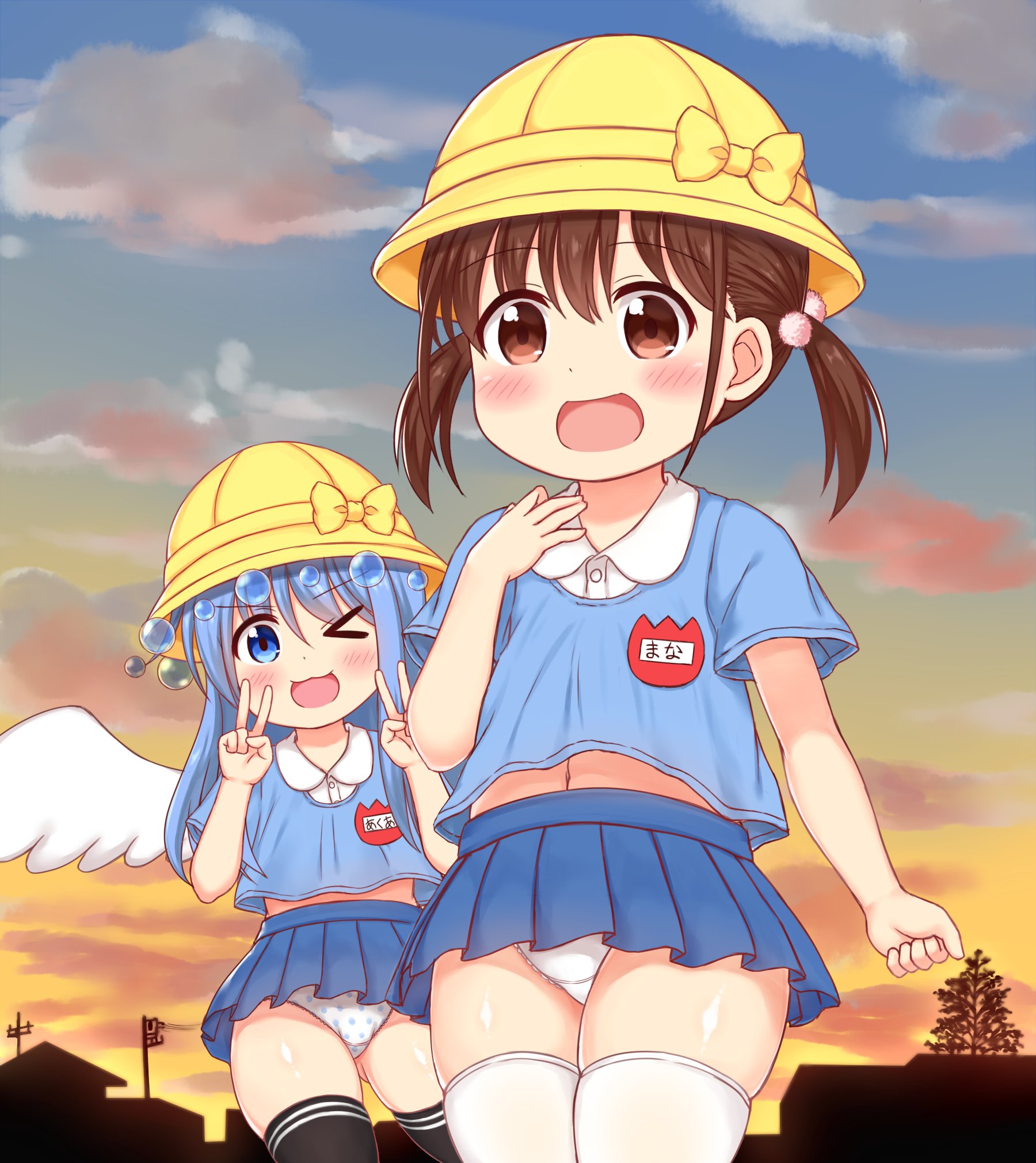 二次ペドぷにぷに幼稚園児のスモックがよく似合う危険だけどかわいいイカ腹ペド二次エロ画像-28