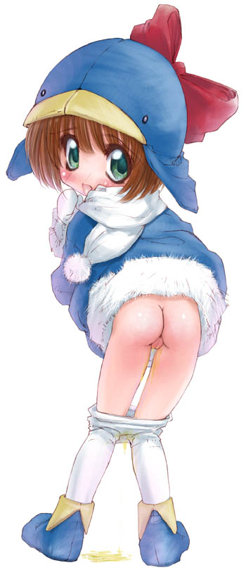 服は着てるけどパンツは脱いでたり穿いてなかったりなノーパンロリ少女の二次エロ画像-6