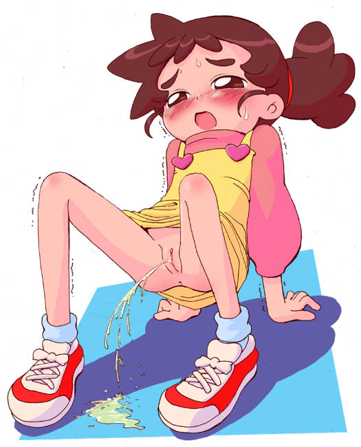 服は着てるけどパンツは脱いでたり穿いてなかったりなノーパンロリ少女の二次エロ画像-12