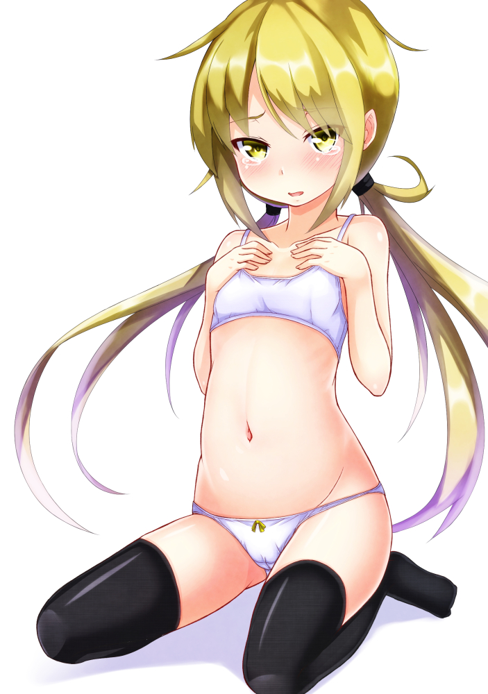 二次ロリ少女のすべすべで触ったら柔らかくて気持ちよさそうなお腹とおへその魅力を堪能する二次エロ画像-41