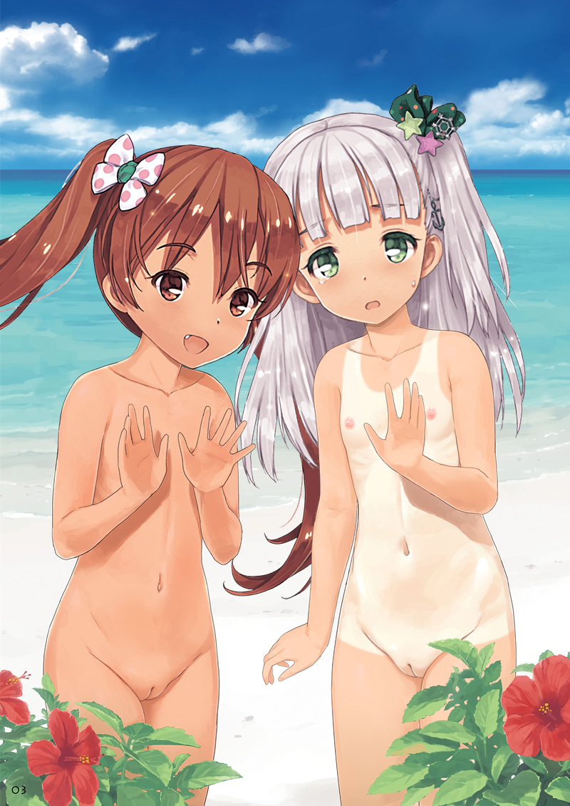 二次ロリ少女の様々なサイズの裸体を楽しめる裸ロリ少女の芸術的裸体二次エロ画像-37