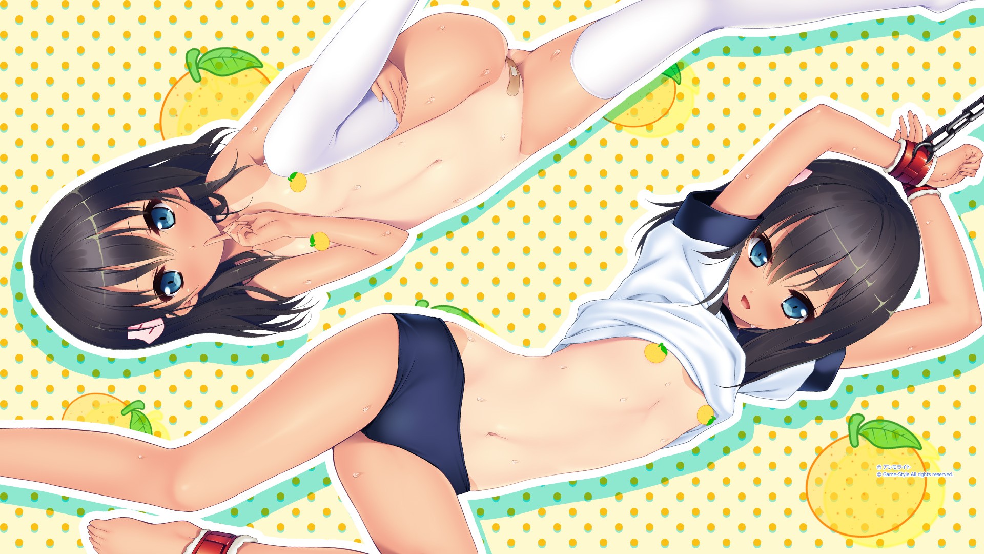 二次ロリ少女の日焼け跡がまぶしい季節なので日焼けロリ少女の二次エロ画像-93