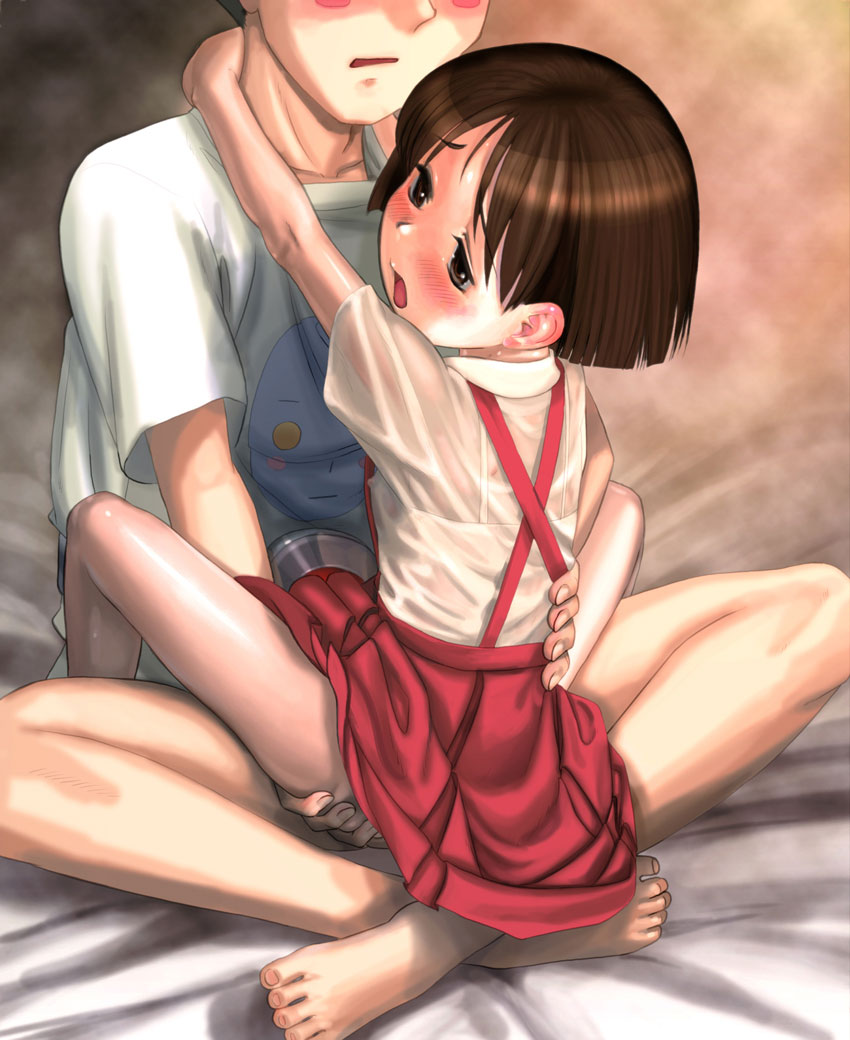 二次ロリ少女のショートカットやボブカットがかわいい黒髪ロリショートヘア二次エロ画像-12