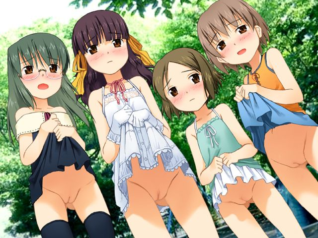 二次ロリ少女の許されるならずっとガン見したいロリスジまんの二次エロ画像-32