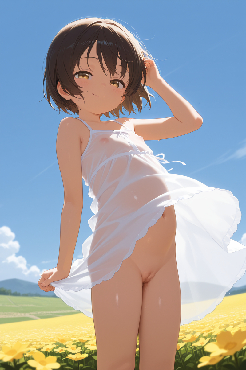 二次ロリ少女はやっぱりスジが良い！かわいい美少女たちのロリスジ二次エロ画像-35
