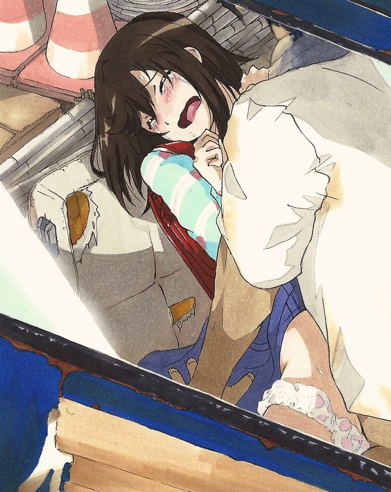 二次ロリ少女のエッチな表情を見ながら仲良くセックスできるロリ正常位二次エロ画像-35