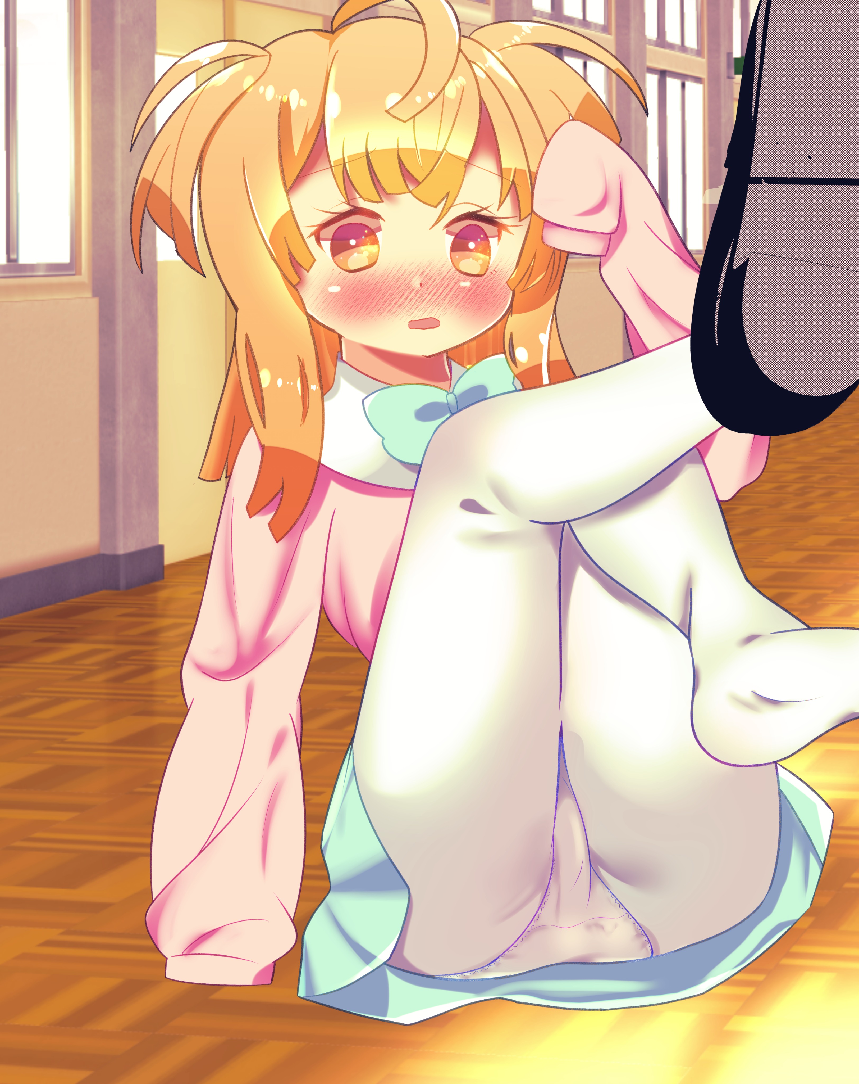 二次ロリ少女がまんぐりがえしやM字開脚なんかで股間部分が丸見え羞恥ポーズな二次エロ画像-68