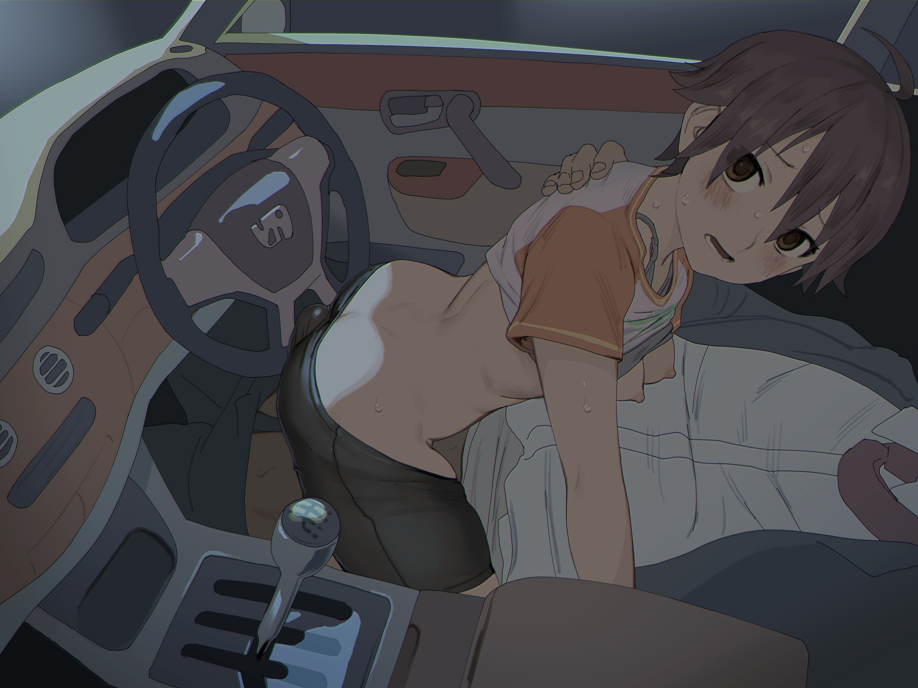 二次ロリ少女を抱きかかえたり身体密着させつつセックスしているロリセックス二次エロ画像-42