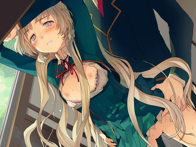 二次ロリ少女のお尻や腰をつかんで後ろからパンパンするロリ後背位二次エロ画像-7