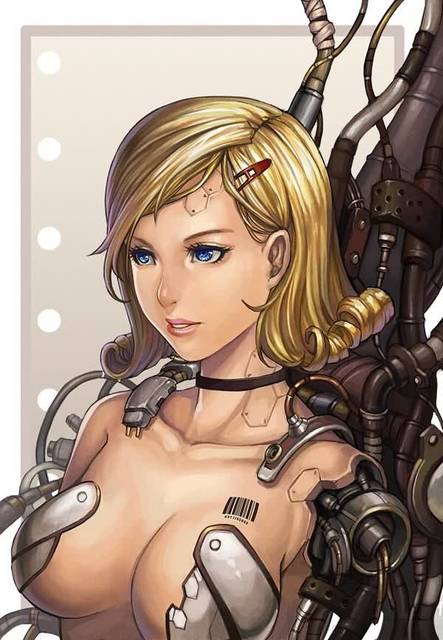 比較的メカメカしくない容姿のアンドロイド娘・機械娘の機械姦したくなるかわいい二次萌え画像-22