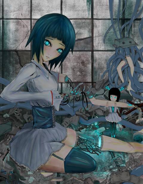 比較的メカメカしくない容姿のアンドロイド娘・機械娘の機械姦したくなるかわいい二次萌え画像-28