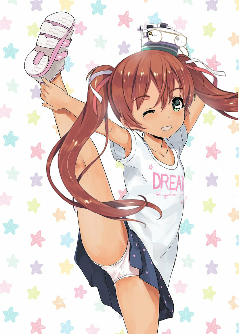 二次ロリ少女のツインテールや二つ結びで幼い感じで可愛い髪形でエッチな二次エロ画像-1