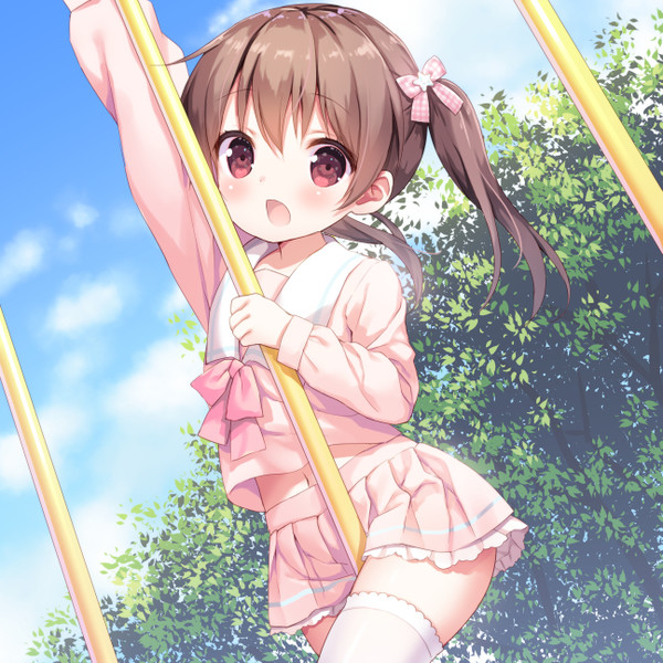 二次ロリ少女のツインテールや二つ結びで幼い感じで可愛い髪形でエッチな二次エロ画像-14