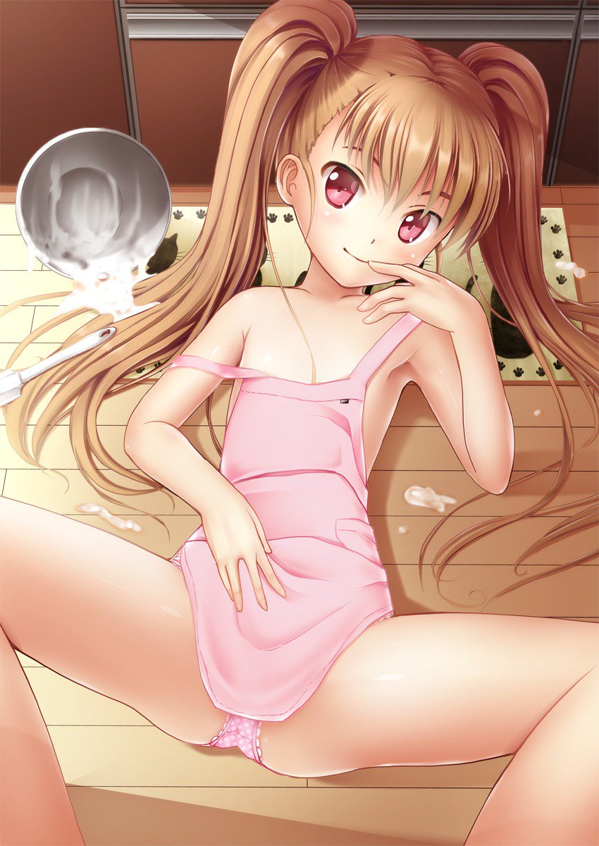 二次ロリ少女のツインテールや二つ結びで幼い感じで可愛い髪形でエッチな二次エロ画像-16