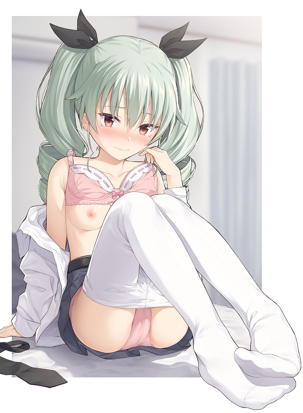 二次ロリ少女のツインテールや二つ結びで幼い感じで可愛い髪形でエッチな二次エロ画像-18