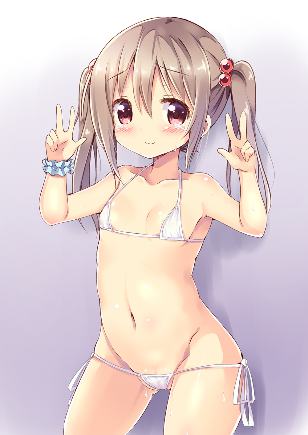 二次ロリ少女のツインテールや二つ結びで幼い感じで可愛い髪形でエッチな二次エロ画像-32